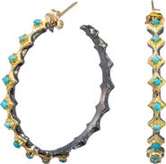 Armenta Turquoise Hoop Earrings Nordstrom