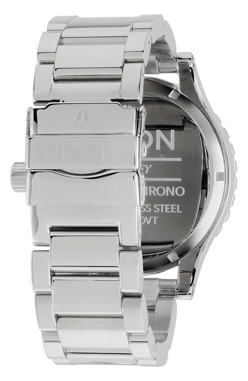 Nixon 51-30 Chronograph Bracelet Watch, 51mm In White