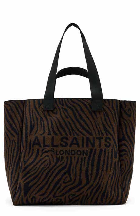 AllSaints Izzy Zebra Stripe Tote