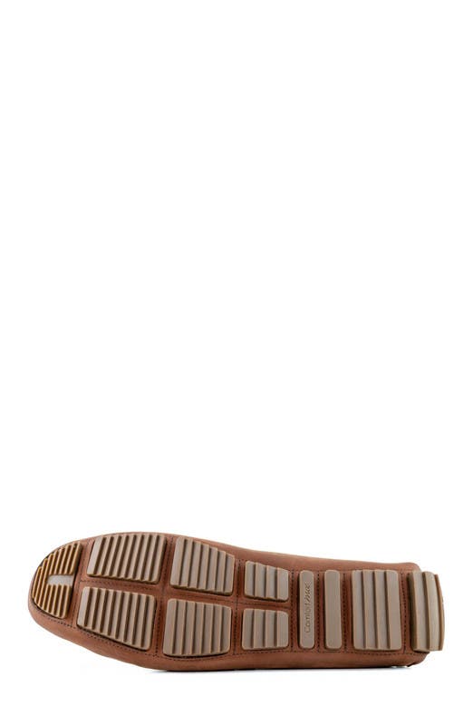 Marc Joseph New York Ovington Ct Leather Venetian Driver Loafer, Alternate, color, Cognac Burnished Napa