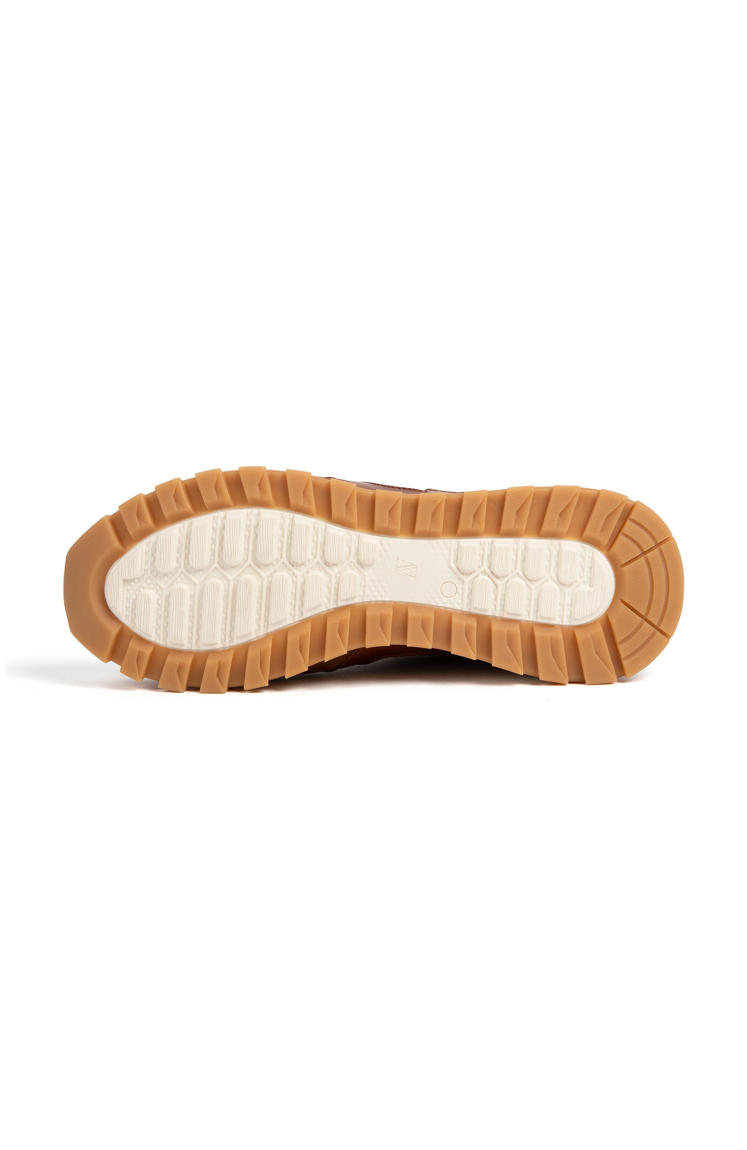 Edward Runner Sneaker, Alternate, color, Cognac Navy