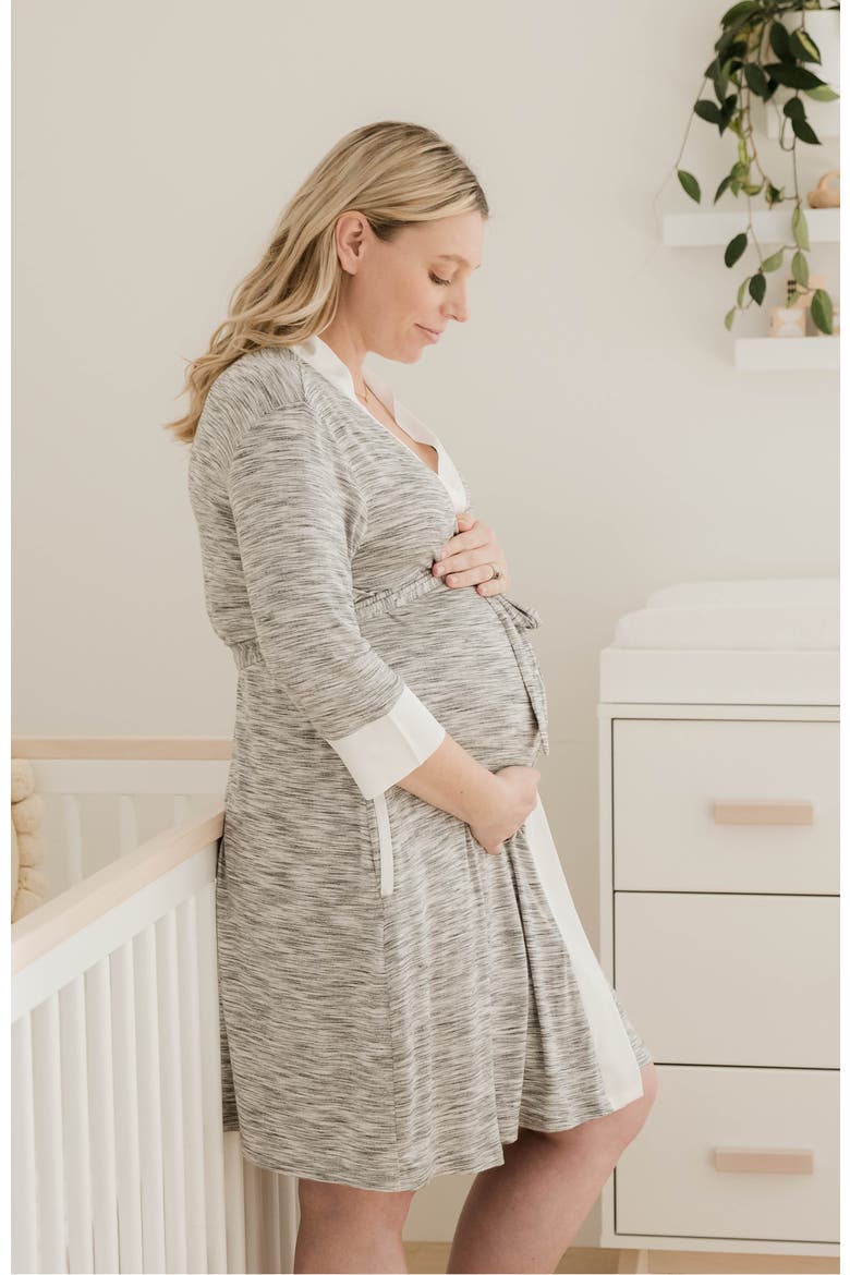 Emmaline Robe- Fits 1X/2X, Alternate, color, Grey