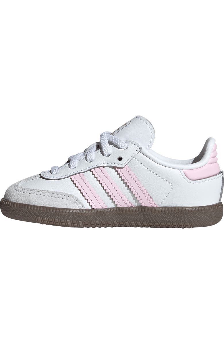 adidas Kids' Samba OG Sneaker, Alternate, color, White/ Clear Pink/ Gum