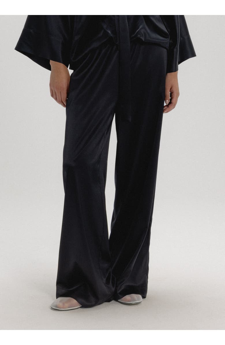 Alas Silk Wide Leg Pants, Main, color, Black