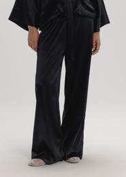 Alas Silk Wide Leg Pants