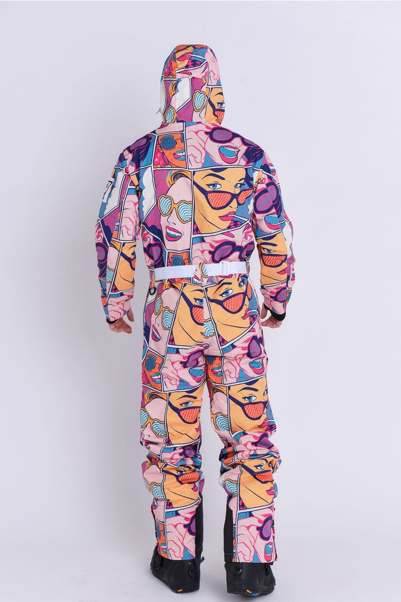 Comic Book Candy Ski Suit - Mens, Alternate, color, multi-colour