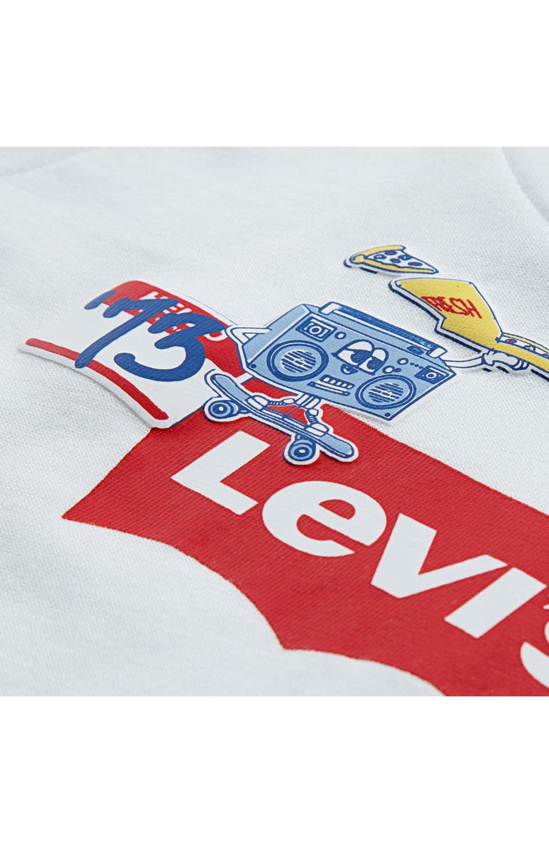Levi's '73 Graphic T-Shirt & Shorts Set, Alternate, color, Bright White