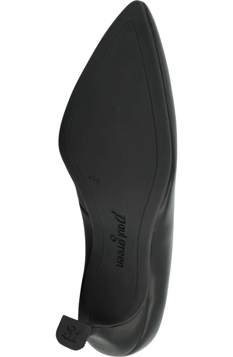Paul Green Diana Pointed Toe Pump, Alternate, color, Black Softnappa