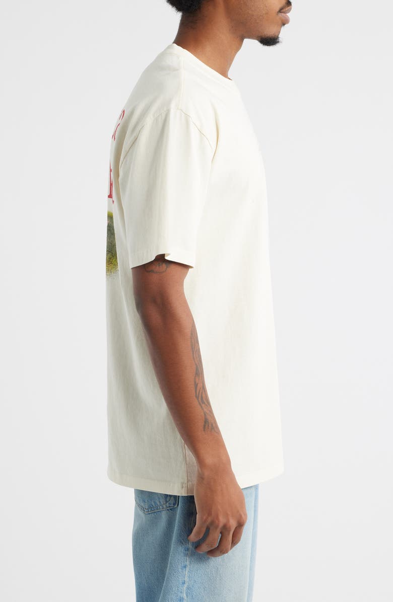 SANTO STUDIO Vita Drappo Cotton Graphic T-Shirt, Alternate, color, Off White