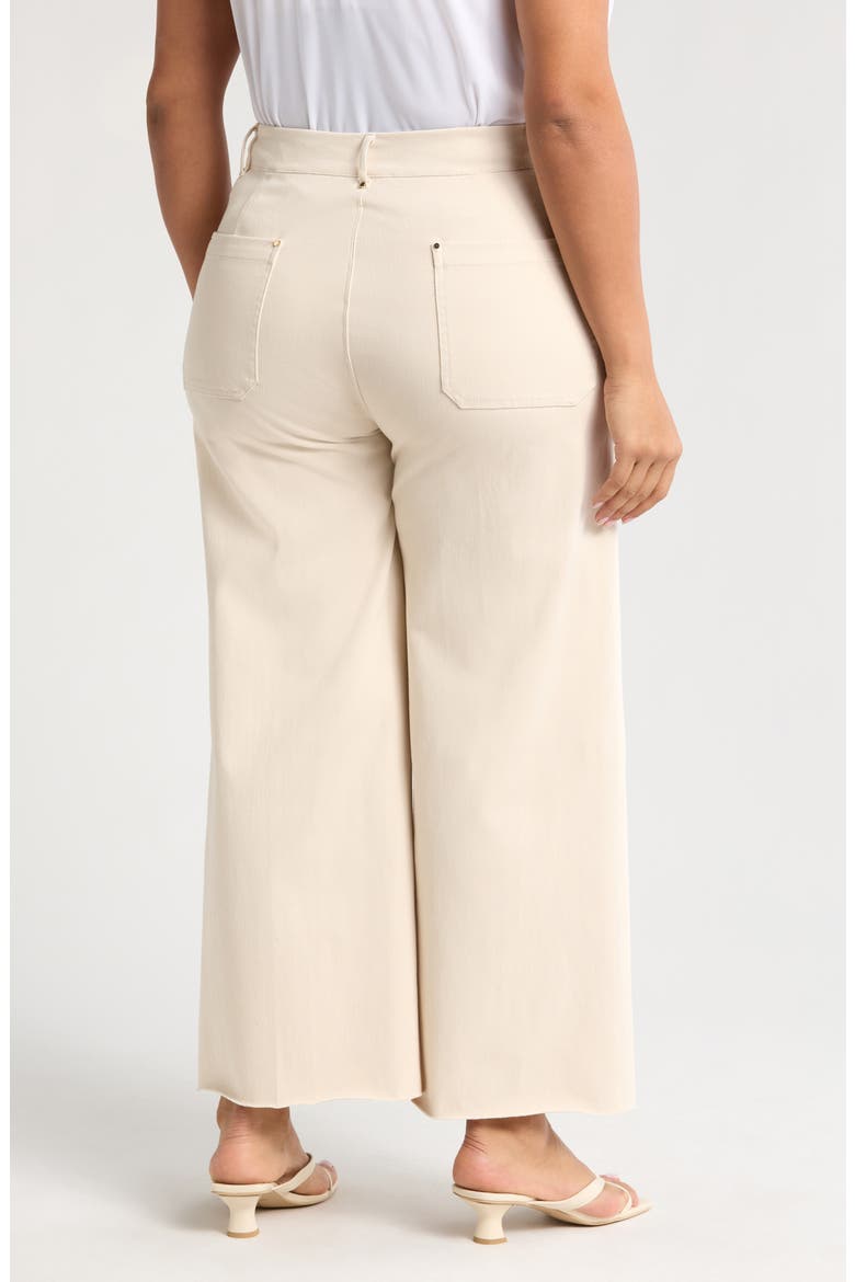 'Lyssentials Erin High Waist Wide Leg Pants, Alternate, color, OAT