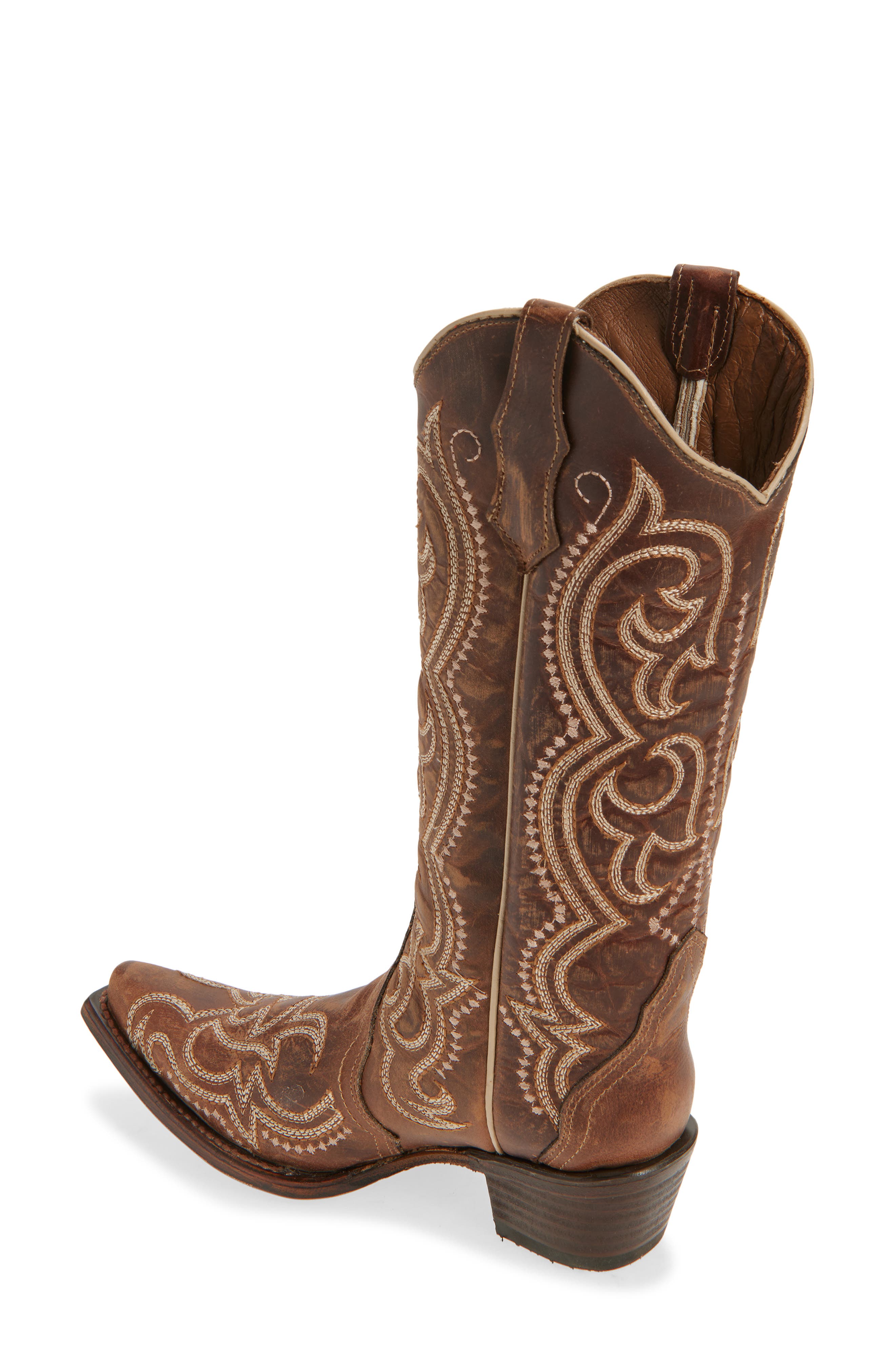 CIRCLE G Embroidered Western Boot, Alternate, color, 