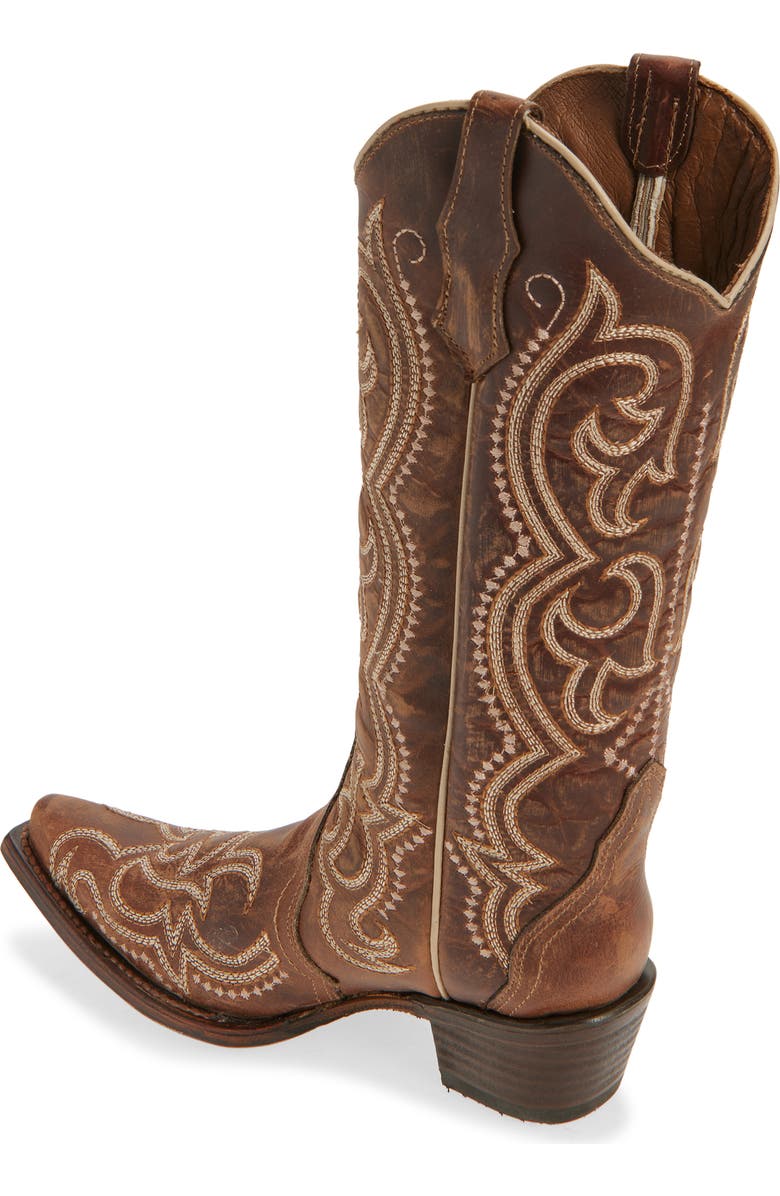 CIRCLE G Embroidered Western Boot, Alternate, color,