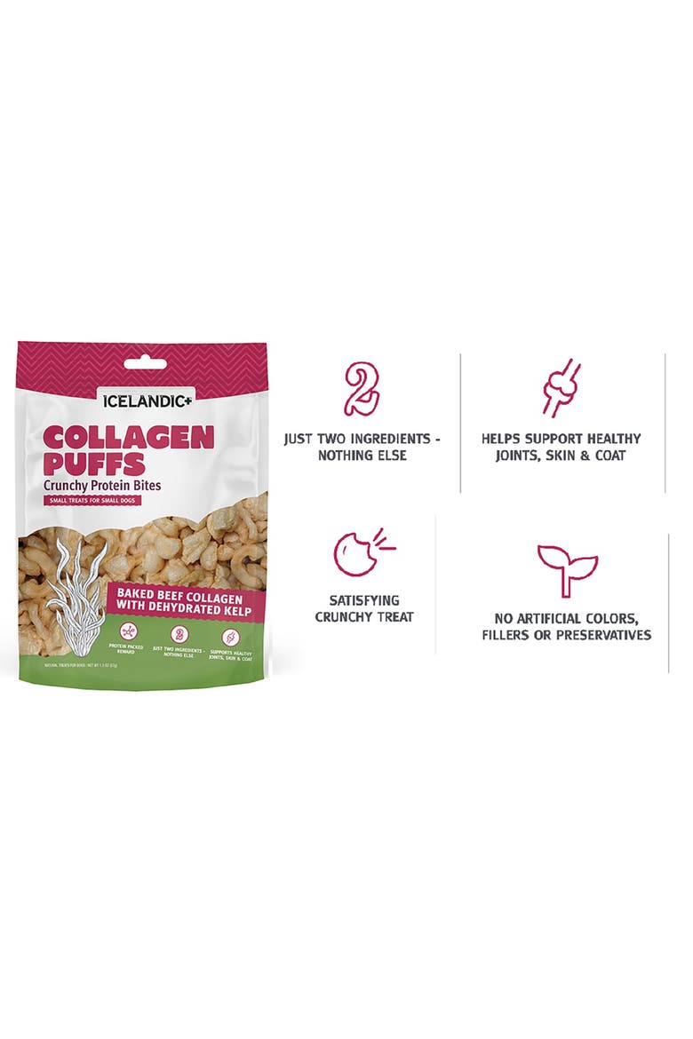 Baked Beef Collagen With Dehydrated Kelp 1.3oz Small Dog Treats, Alternate, color, Multicolored