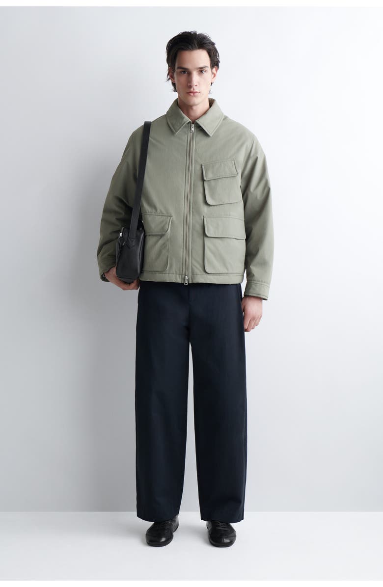 COS Classic Crossbody Bag - Leather, Main, color, Black