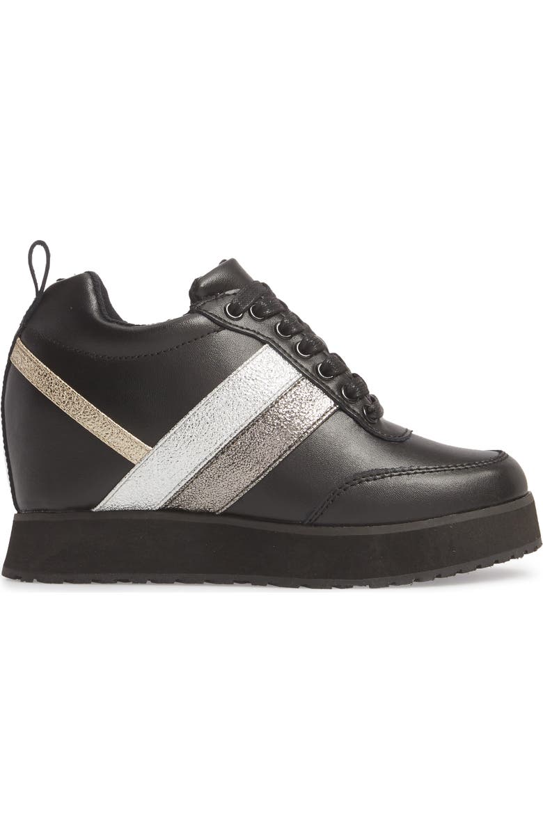 Very Volatile Sarita Hidden Wedge Sneaker, Alternate, color,