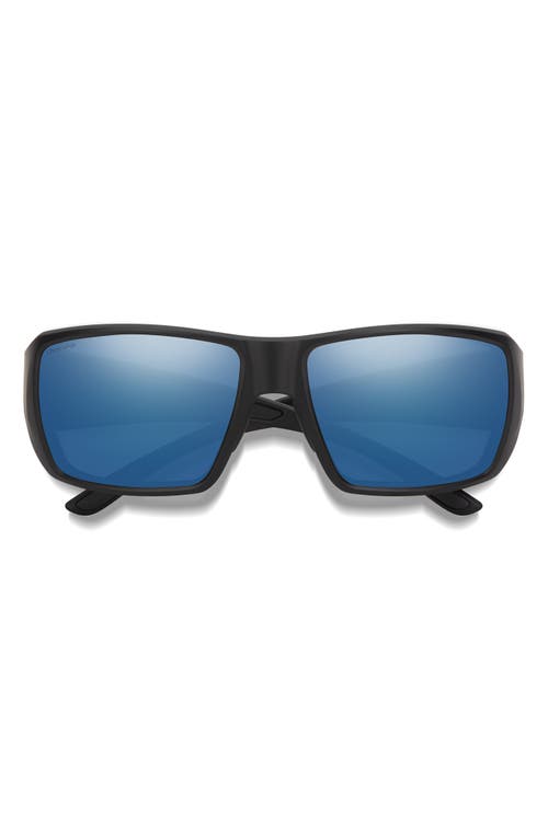 Smith Guides Choice Xl 63mm Chromapop™ Polarized Oversize Square Sunglasses In Multi