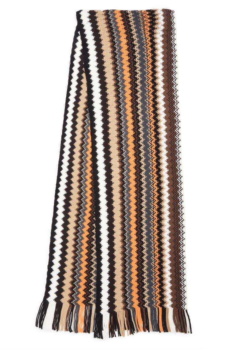 Missoni Zigzag Wool Scarf, Main, color,