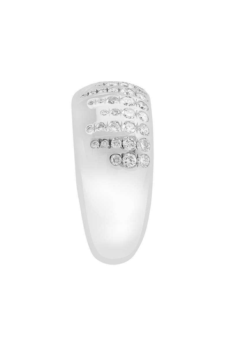 EFFY Sterling Silver Graduated Diamond Ring - 0.61ct., Alternate, color, 