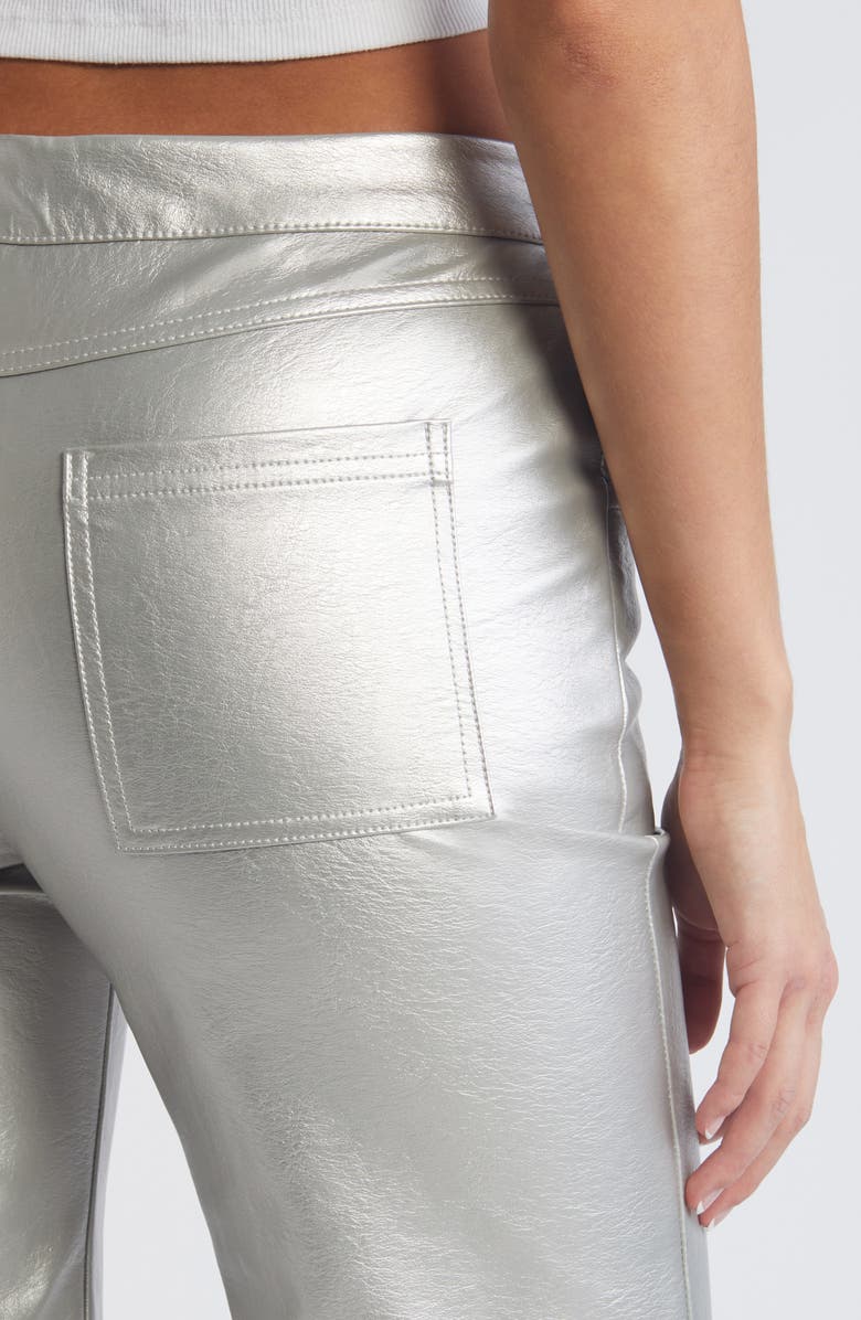 Mistress Rocks Faux Leather Straight Leg Pants, Alternate, color, 