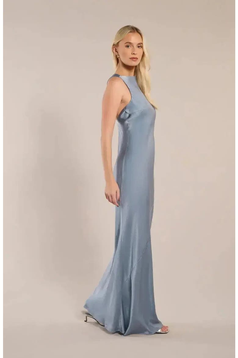Paris Cross Back Dress, Alternate, color, Pale Blue