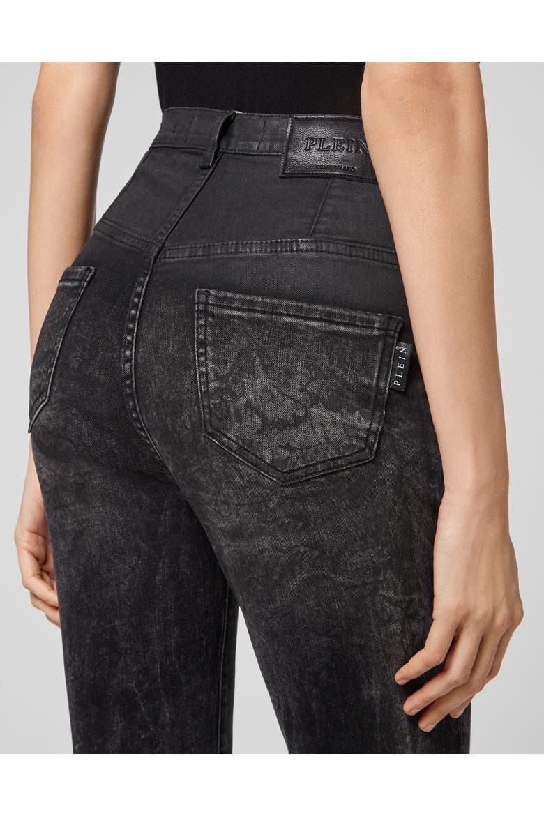 Super High Waist Jegging Iconic Plein Women, Alternate, color, DangerousLove