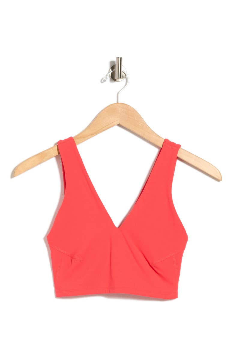 FP Movement Never Better Crop V-Neck Tank, Alternate, color, GRAPEFRUIT
