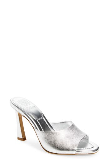 Vince Camuto Paigley Mule Sandal In Silver