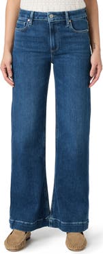 PAIGE Leenah High Waist Wide Leg Jeans