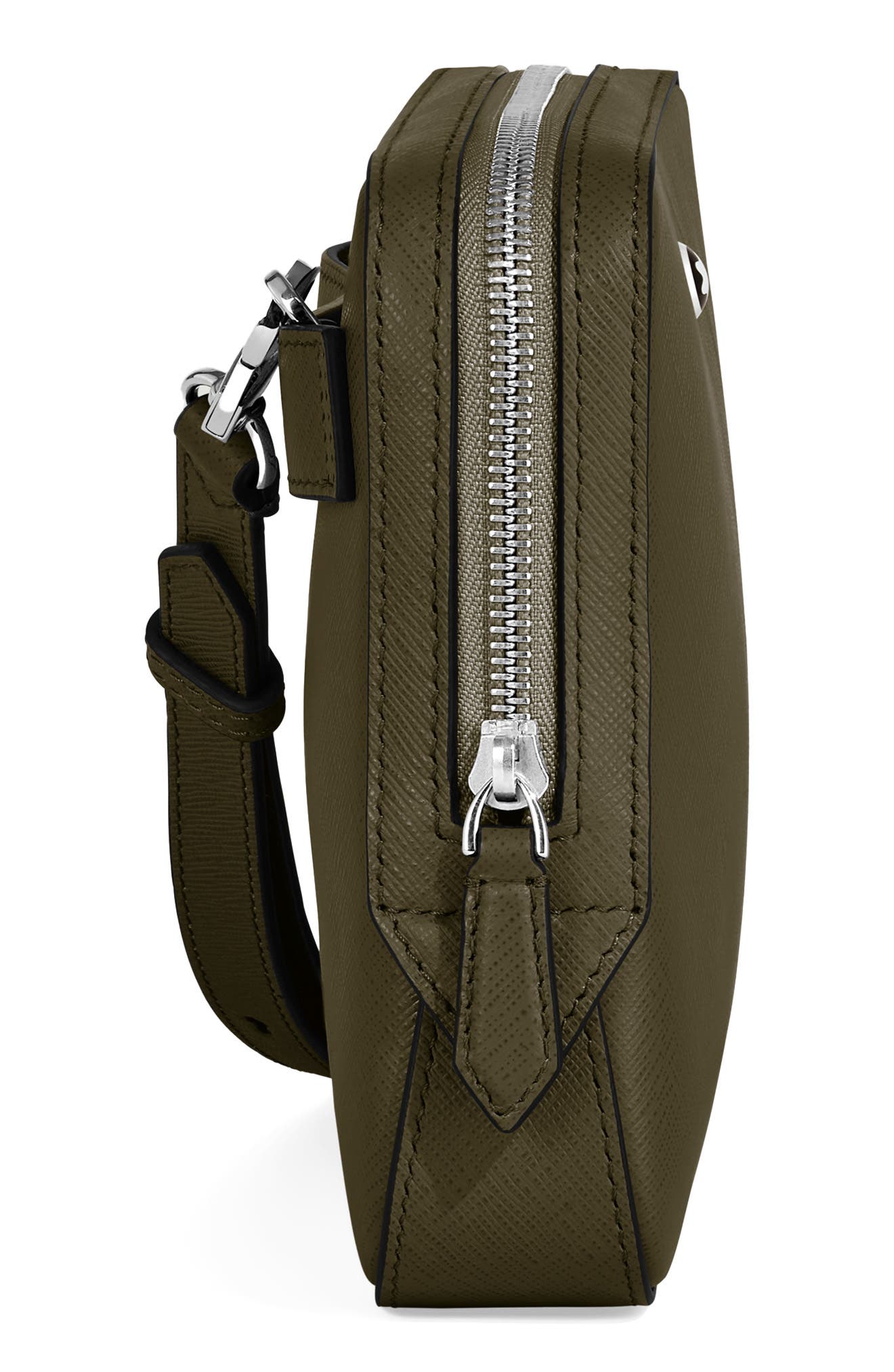 Montblanc Sartorial Small Leather Crossbody Bag, Alternate, color, 