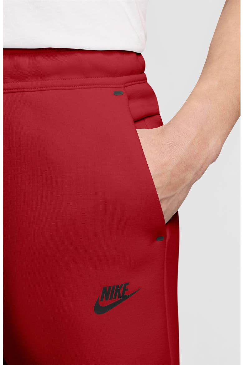 Tech Fleece Joggers, Alternate, color, GYM RED/ BLACK