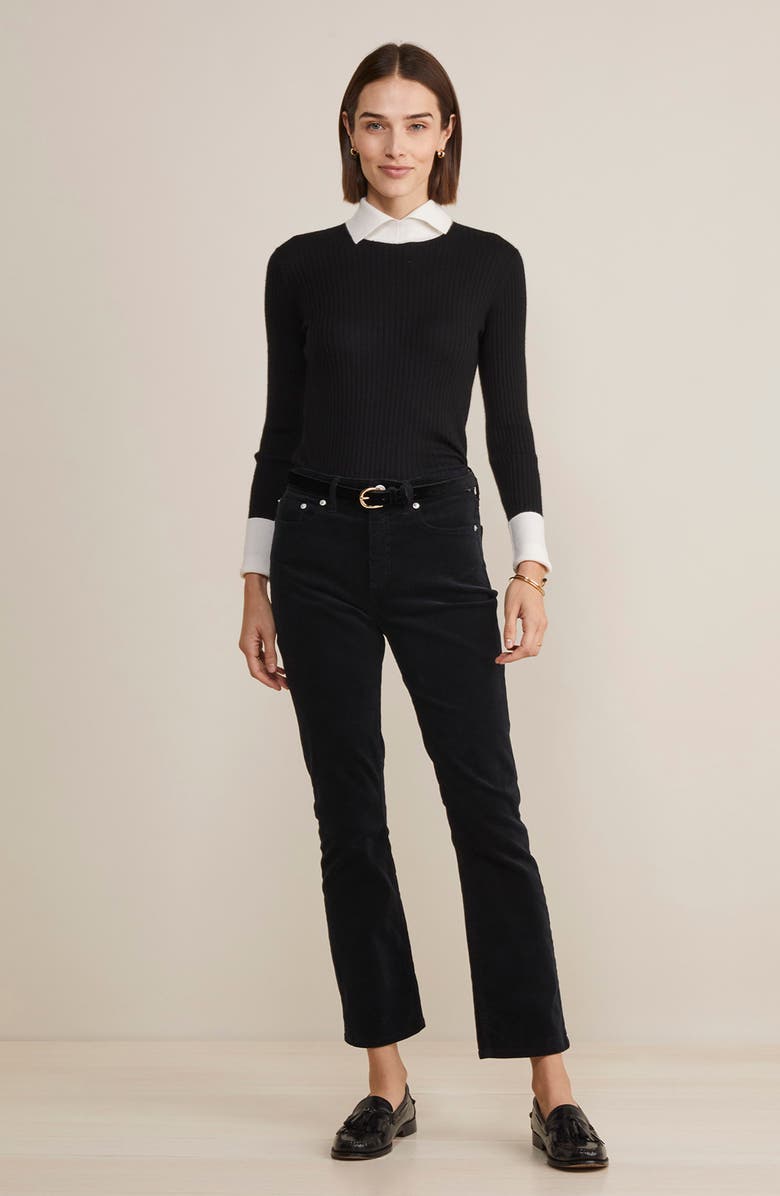 vineyard vines Cotton Blend Stretch Corduroy Kick Flare Pants, Alternate, color, 