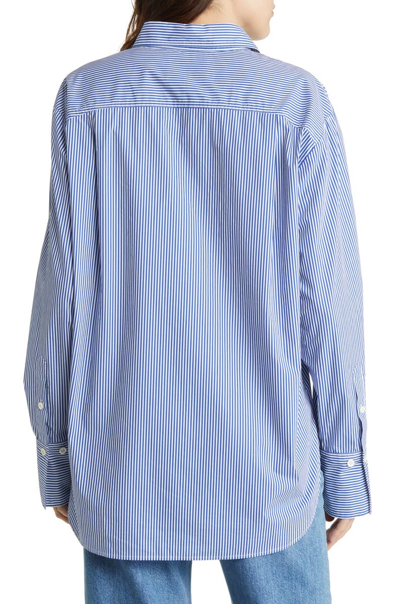FRAME The Oversize Organic Cotton Button-Up Shirt, Alternate, color,