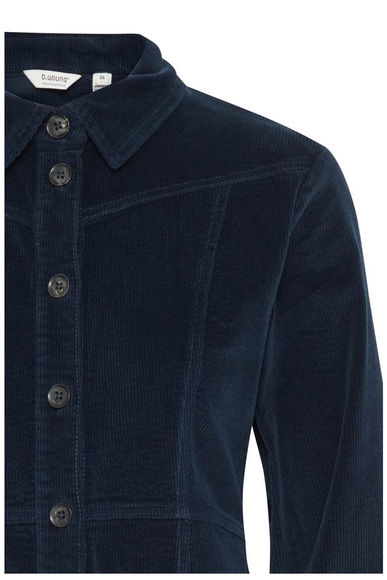 Long Sleeve Shirtdress, Alternate, color, NAVY BLAZER