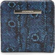 Brahmin Jane Croc Embossed Leather French Wallet