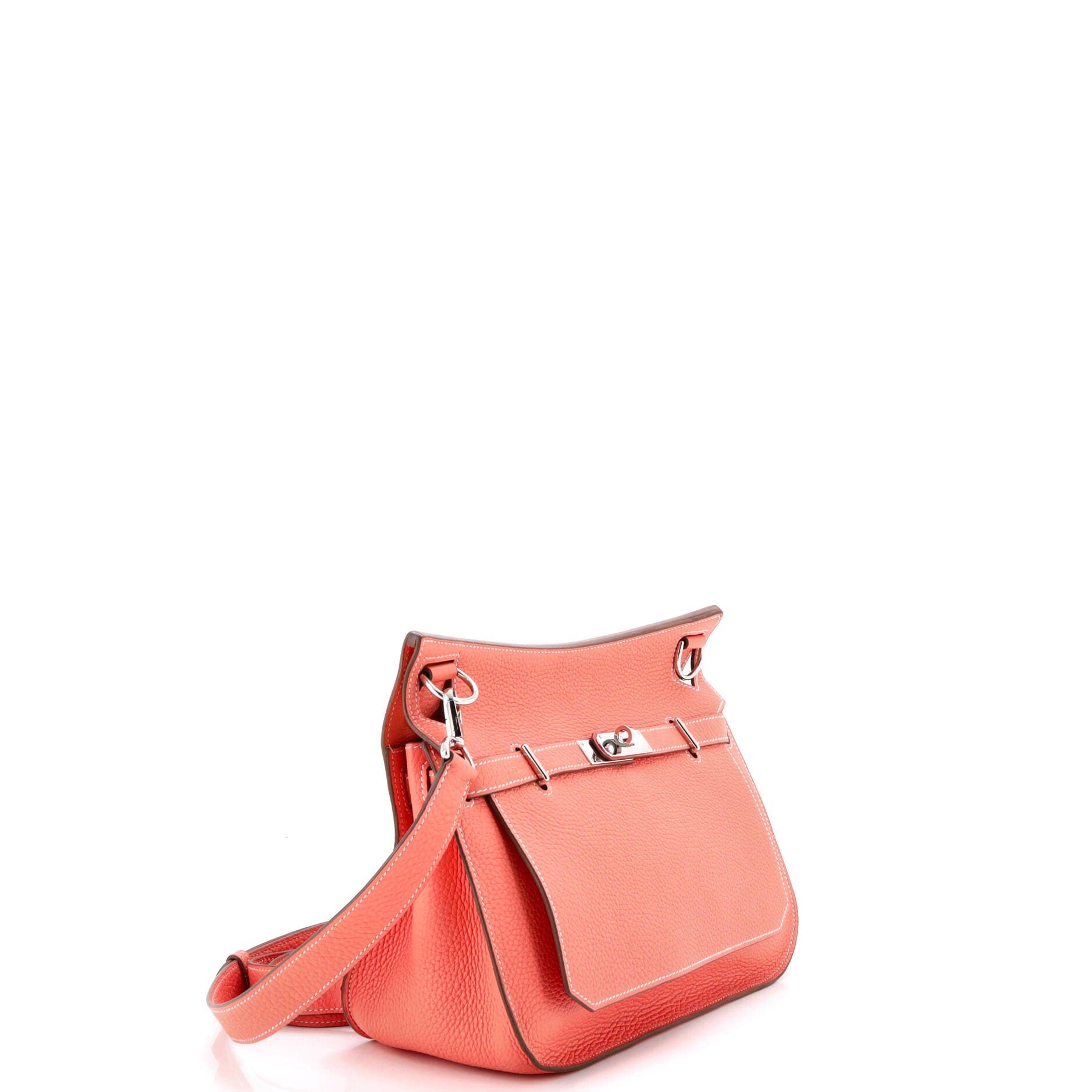 Pre-Owned Hermes Jypsiere Bag Clemence 28, Alternate, color, Crevette