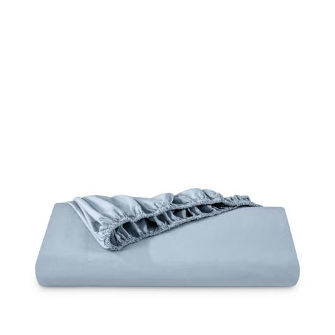 100% Organic Cotton Percale Cooling Fitted Sheet