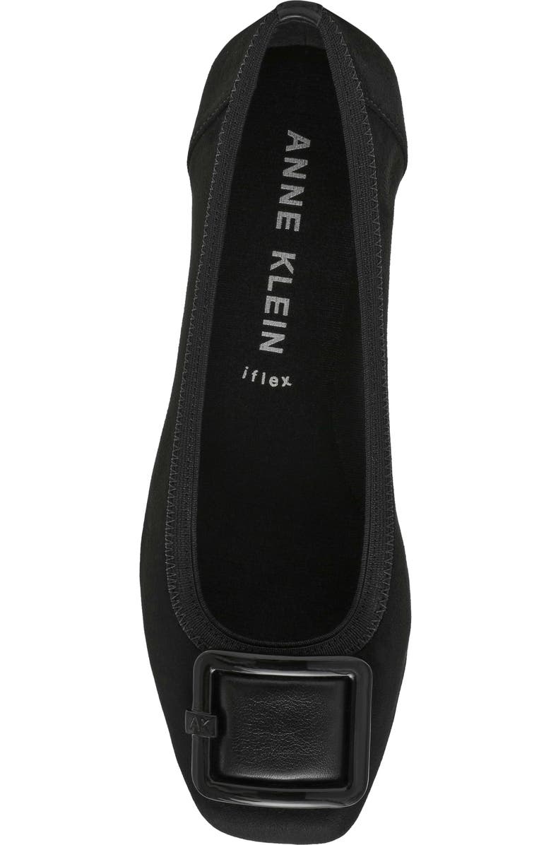 Anne Klein Umari Ballet Flat, Alternate, color, Black Suede