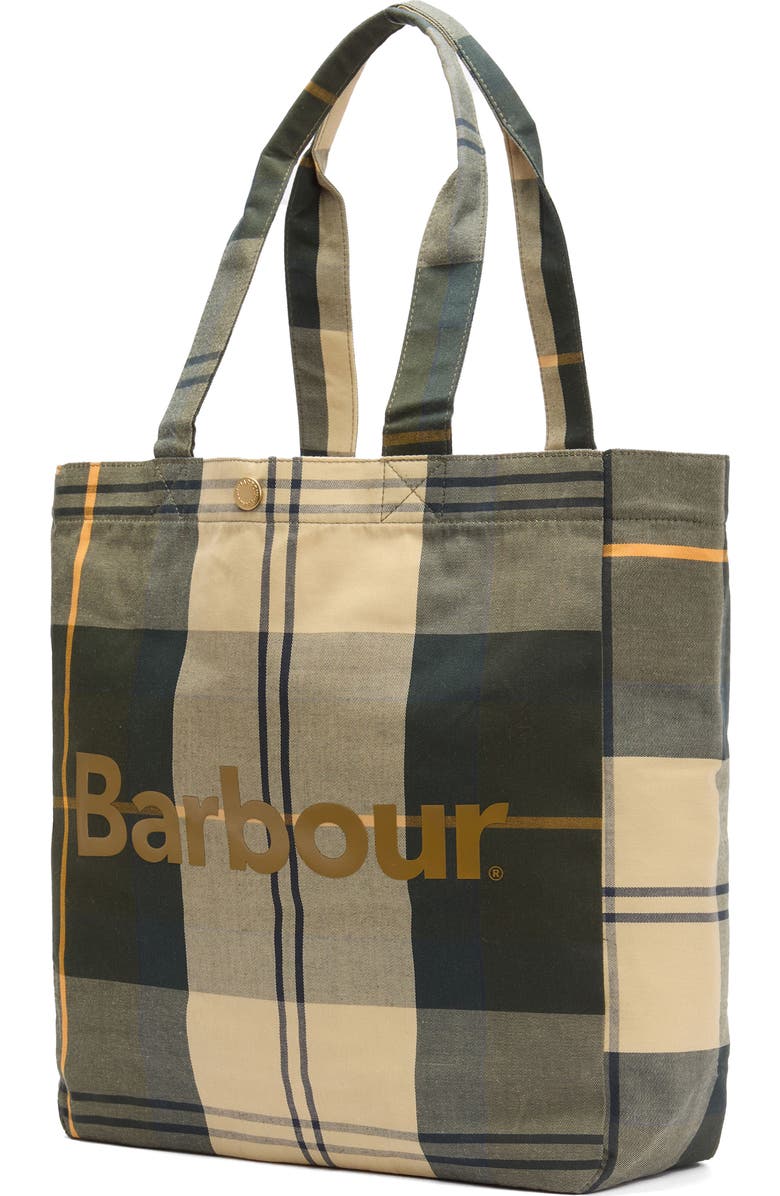 Barbour Telfield Tartan Tote, Alternate, color, Ancient Tartan