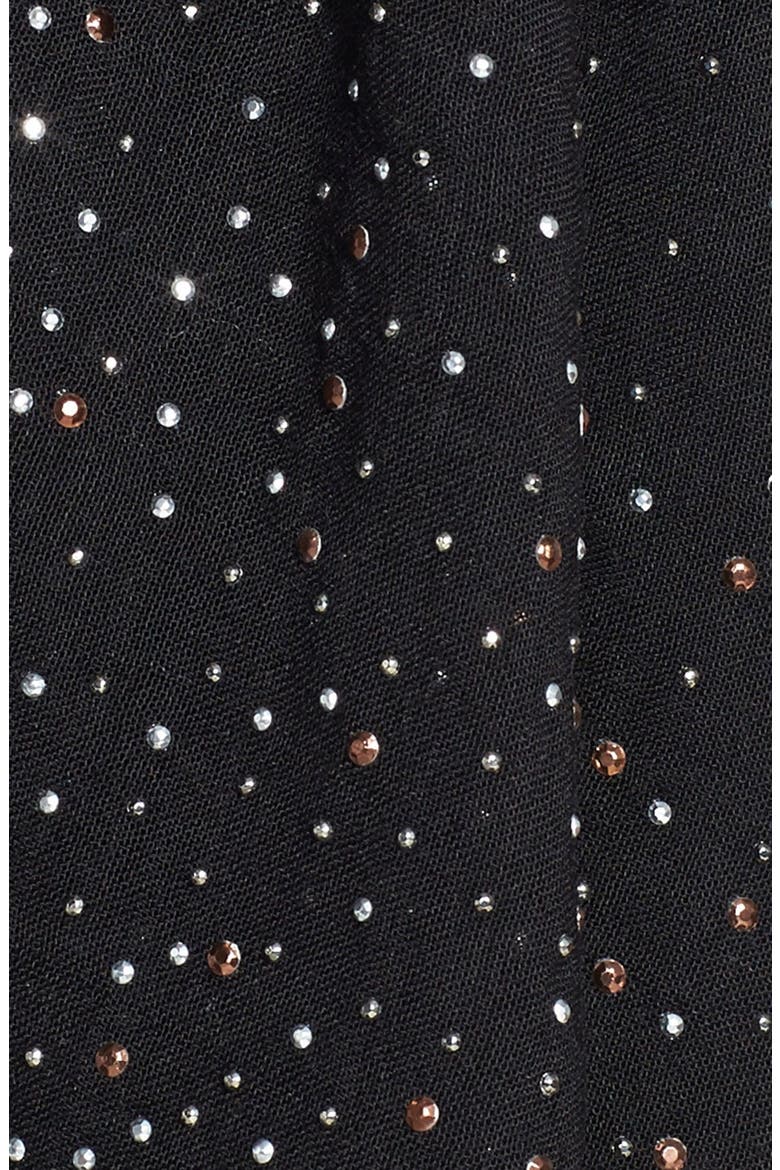 BCBGeneration 'Diamante' Studded Wrap, Alternate, color, BLACK