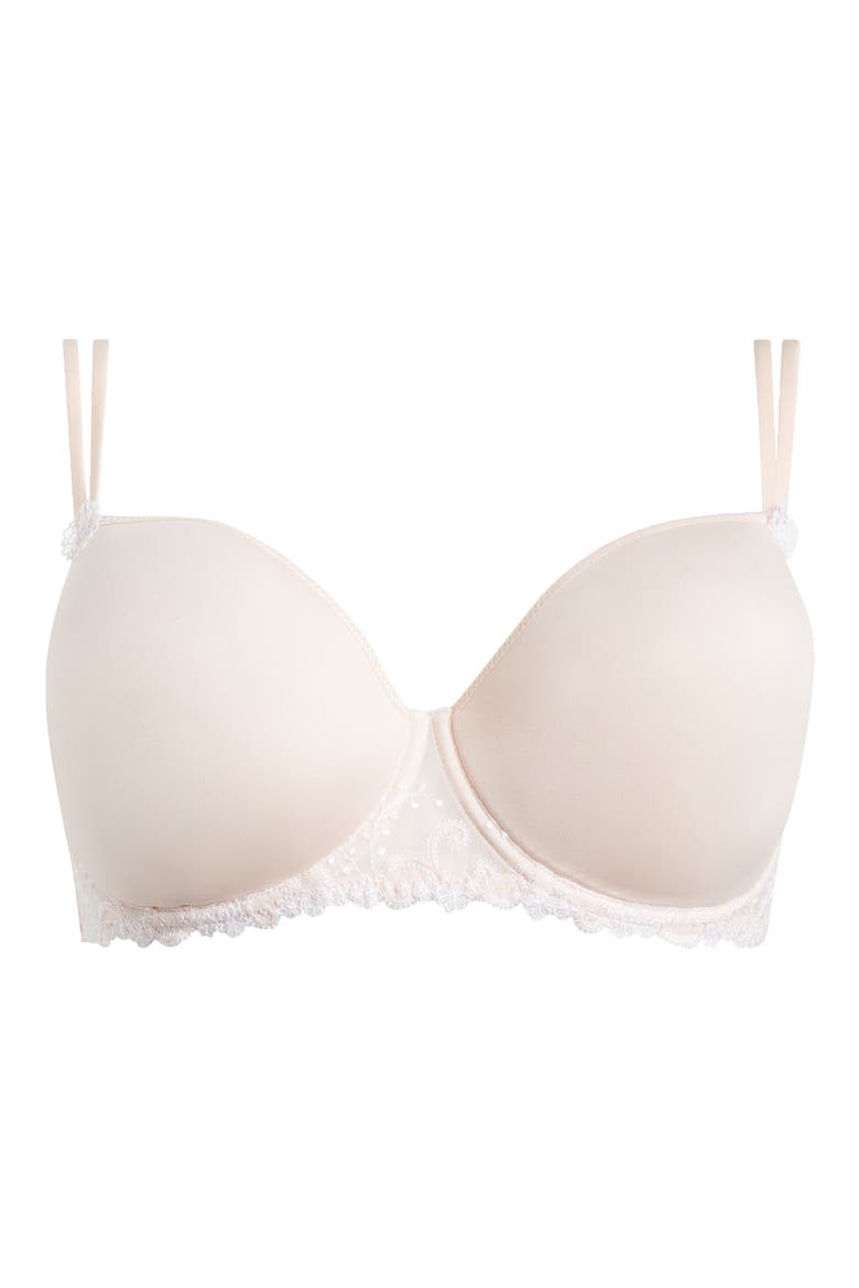 Delice 3D Molded Underwire Demi Bra, Main, color, BLUSH