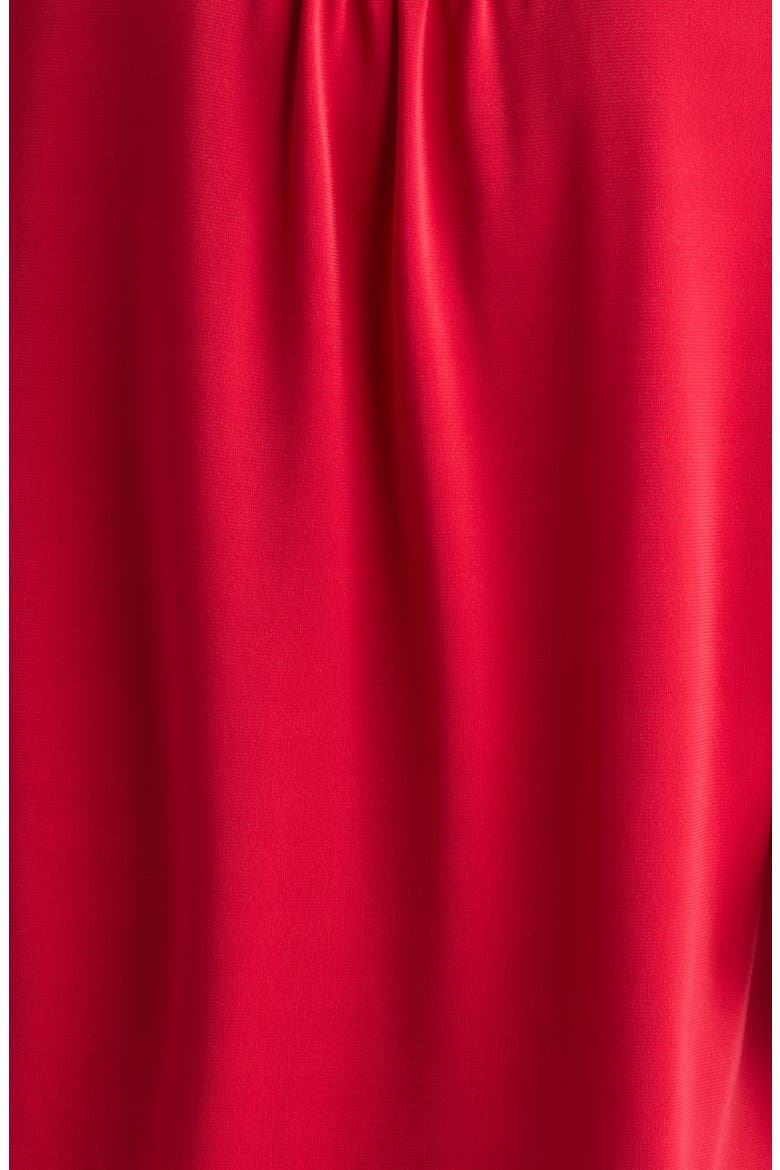 Fiona Matte Jersey Top, Alternate, color, WARM CRANBERRY