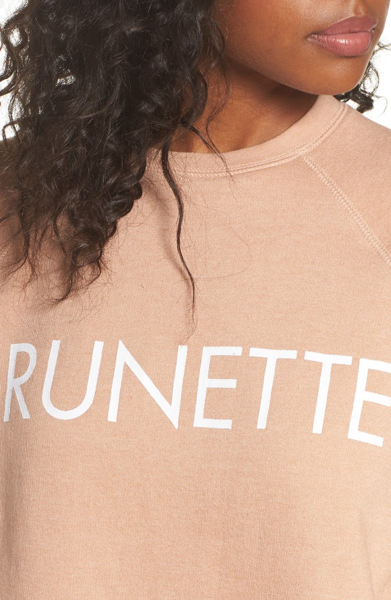 BRUNETTE the Label Middle Sister Brunette Sweatshirt, Alternate, color, 