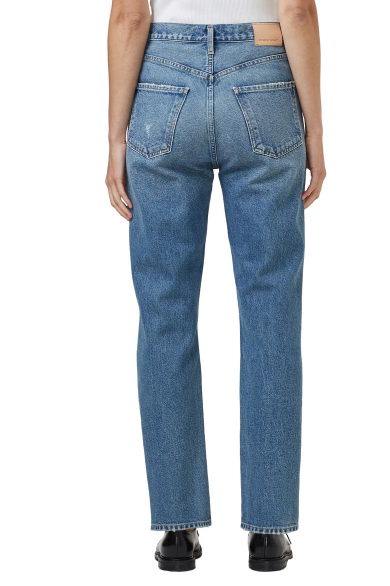 Eva Ripped High Waist Relaxed Baggy Jeans, Alternate, color, PUNCH BOWL
