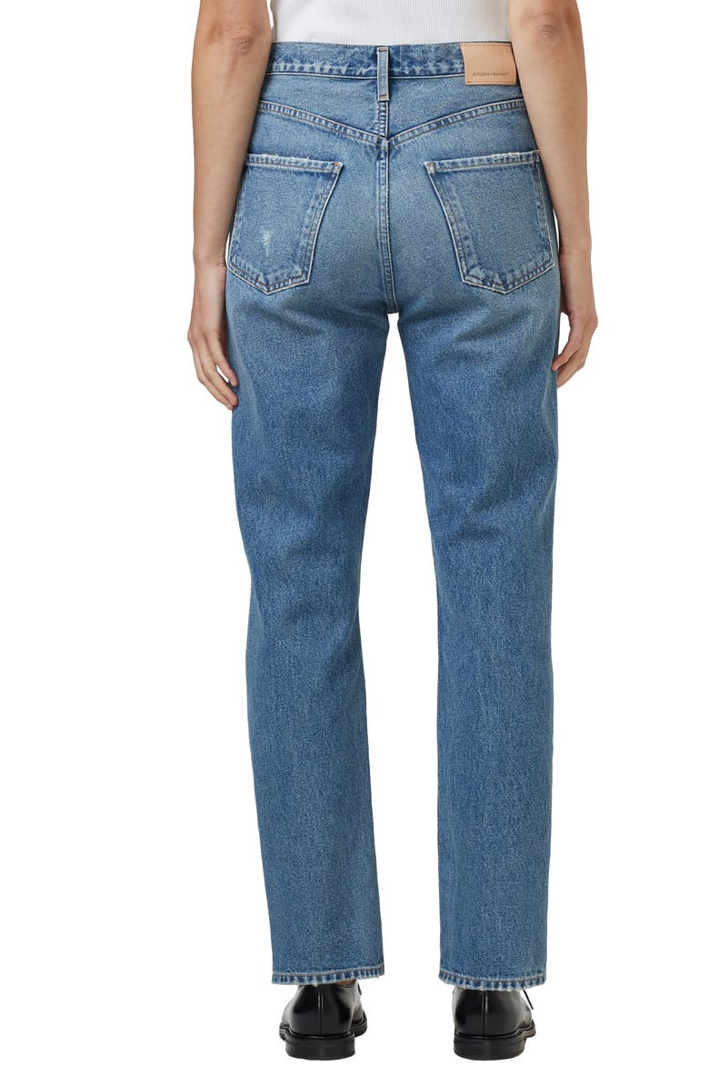 Citizens of Humanity Eva Ripped High Waist Relaxed Baggy Jeans, Alternate, color,