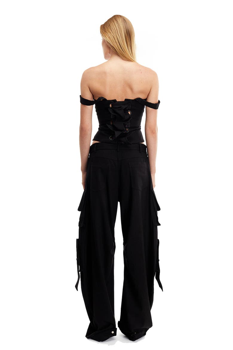 Azalea Corset, Alternate, color, Black