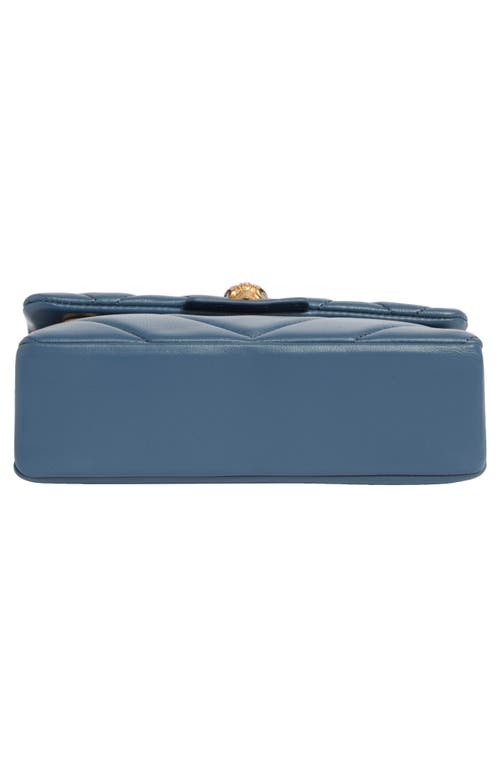 Kurt Geiger London Kensington Mini Leather Crossbody Bag In Blue