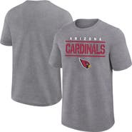 FANATICS Men's Fanatics Heather Gray Arizona Cardinals Big & Tall Top Notch T-Shirt