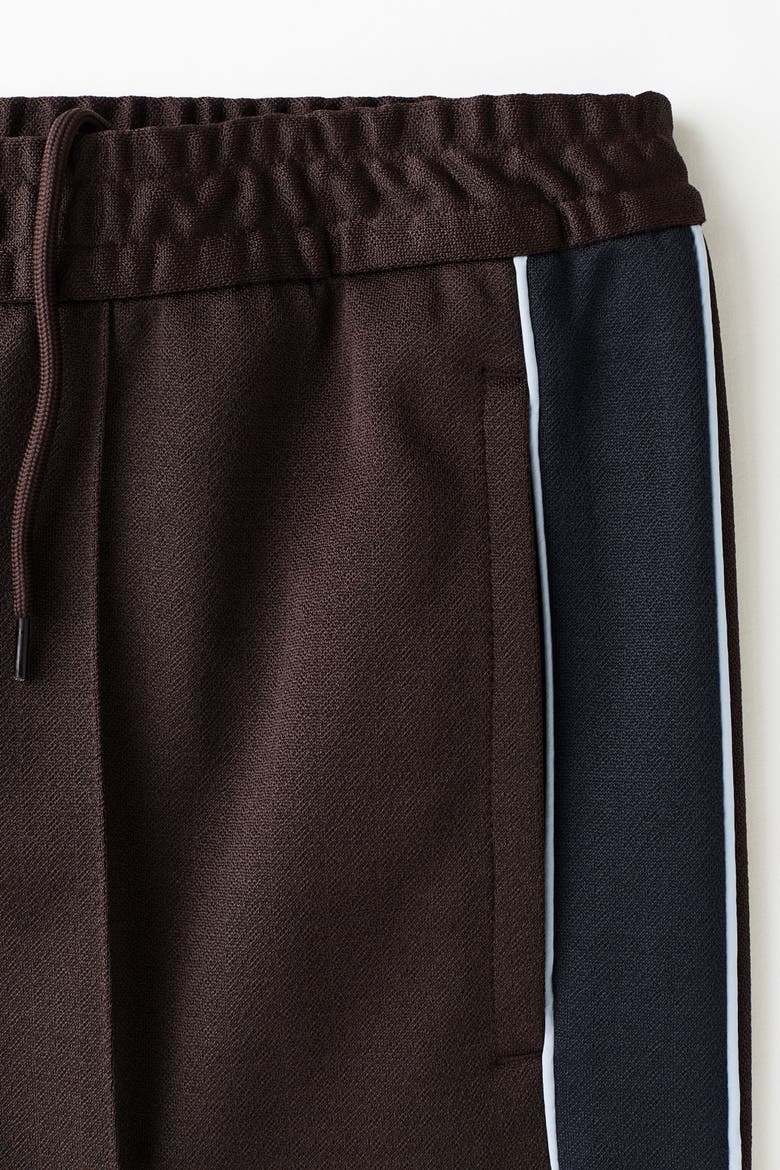 Relaxed Fit Track Pants, Alternate, color, Brown/stripes