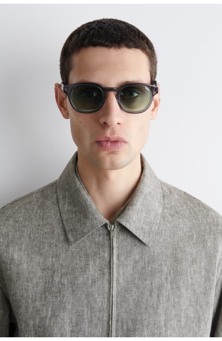COS D-frame Sunglasses, Alternate, color, Graphite