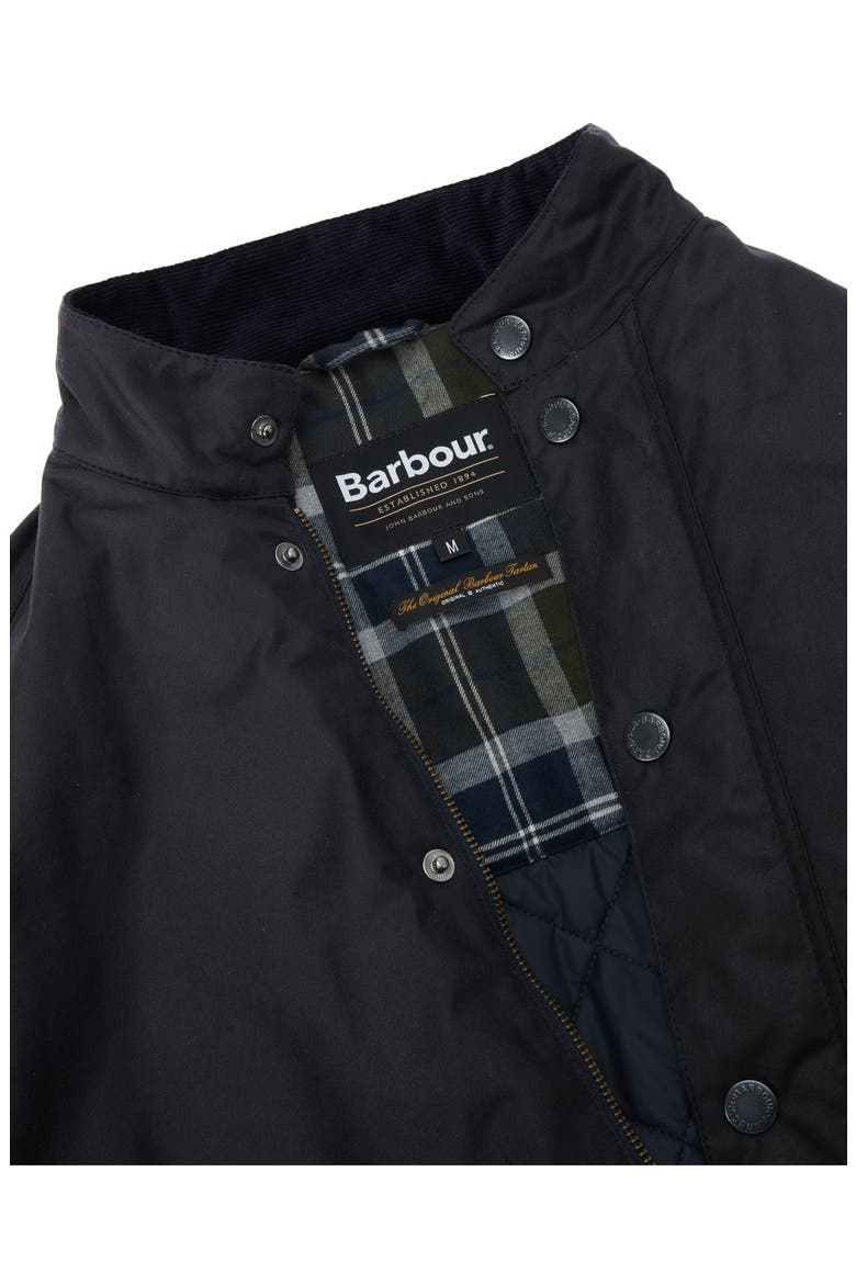 Cordhill Waxed Cotton Jacket, Alternate, color, NAVY